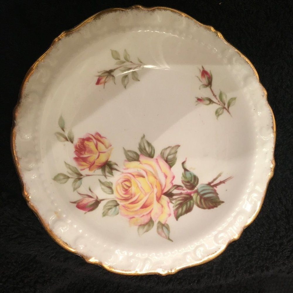 - DISH - CHINA PARAGON "PEACE ROSE"  VINTAGE